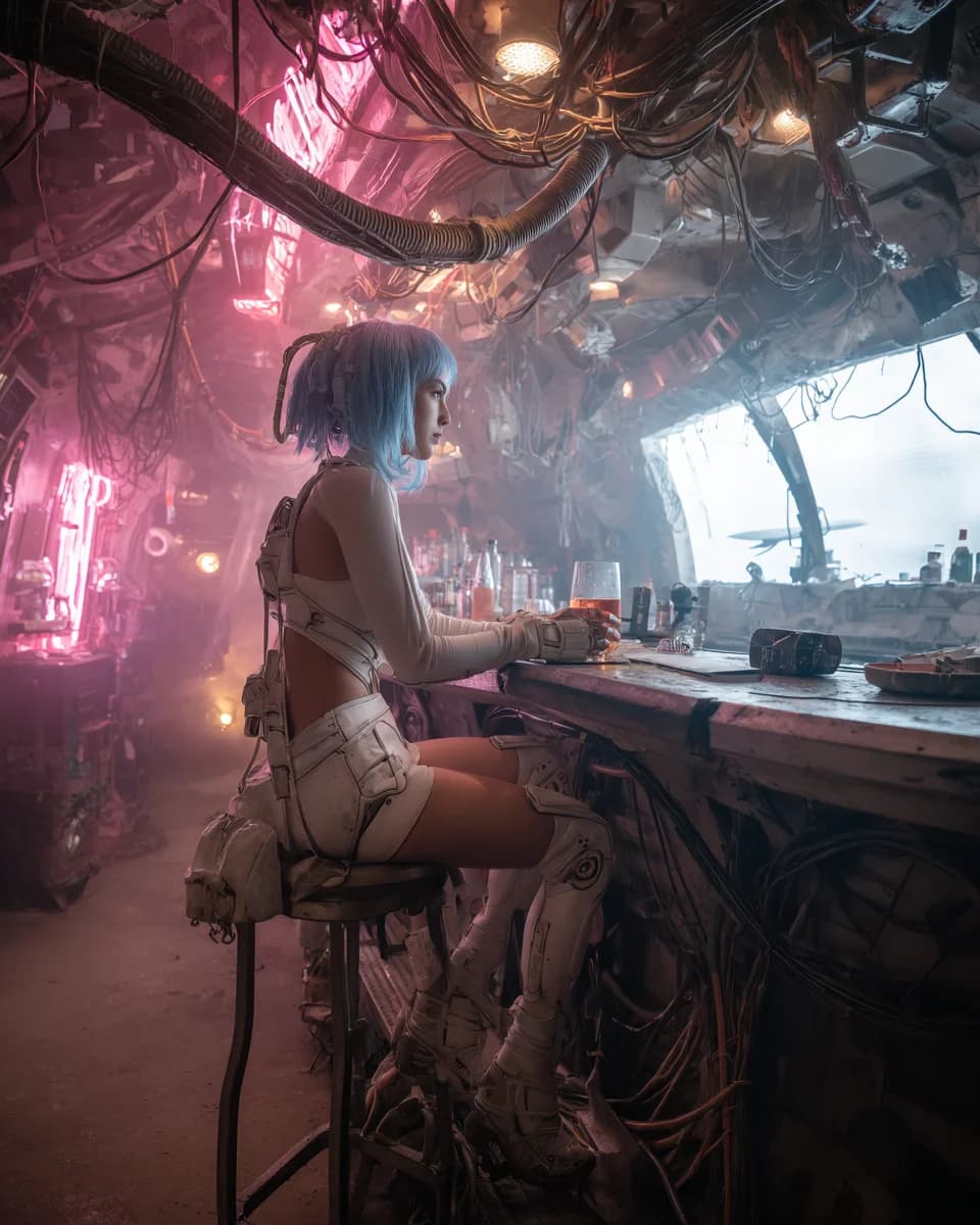 Die schwebende Cyber-Bar: The Singularity