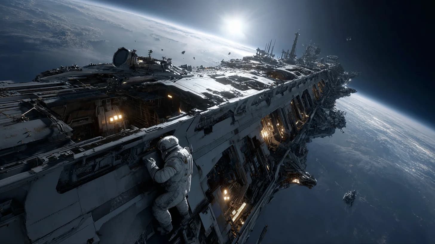 Absturzstelle: Cyberpunk-Schrott im Weltraum