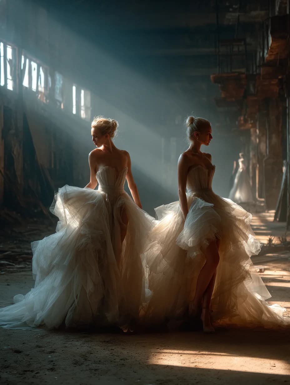 Abandoned Ballroom Ghost