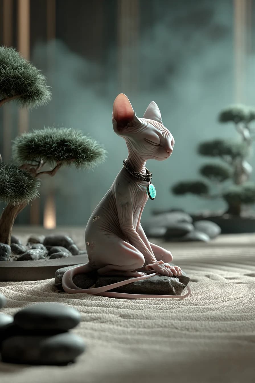 Sphynx Zen Gardener