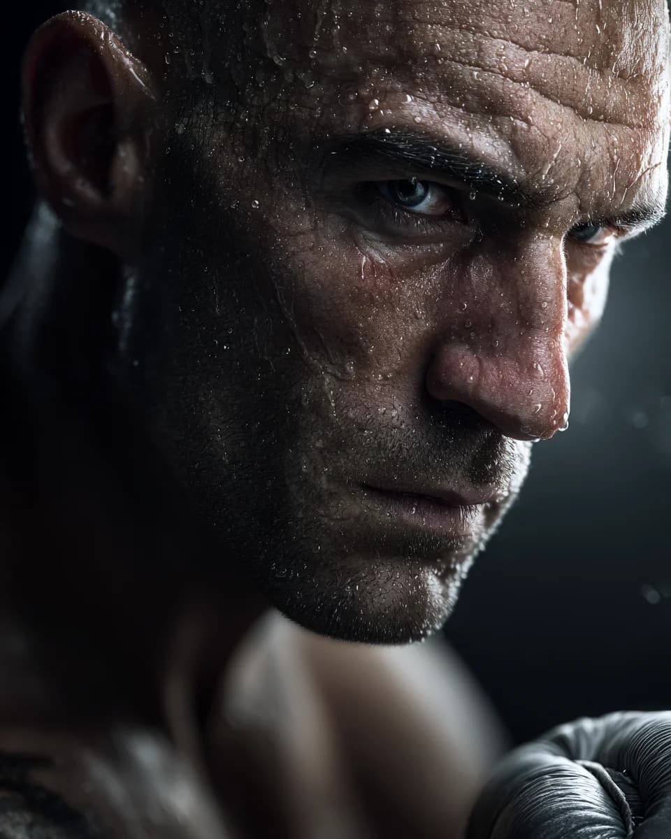 Heavyweight Boxer Grit