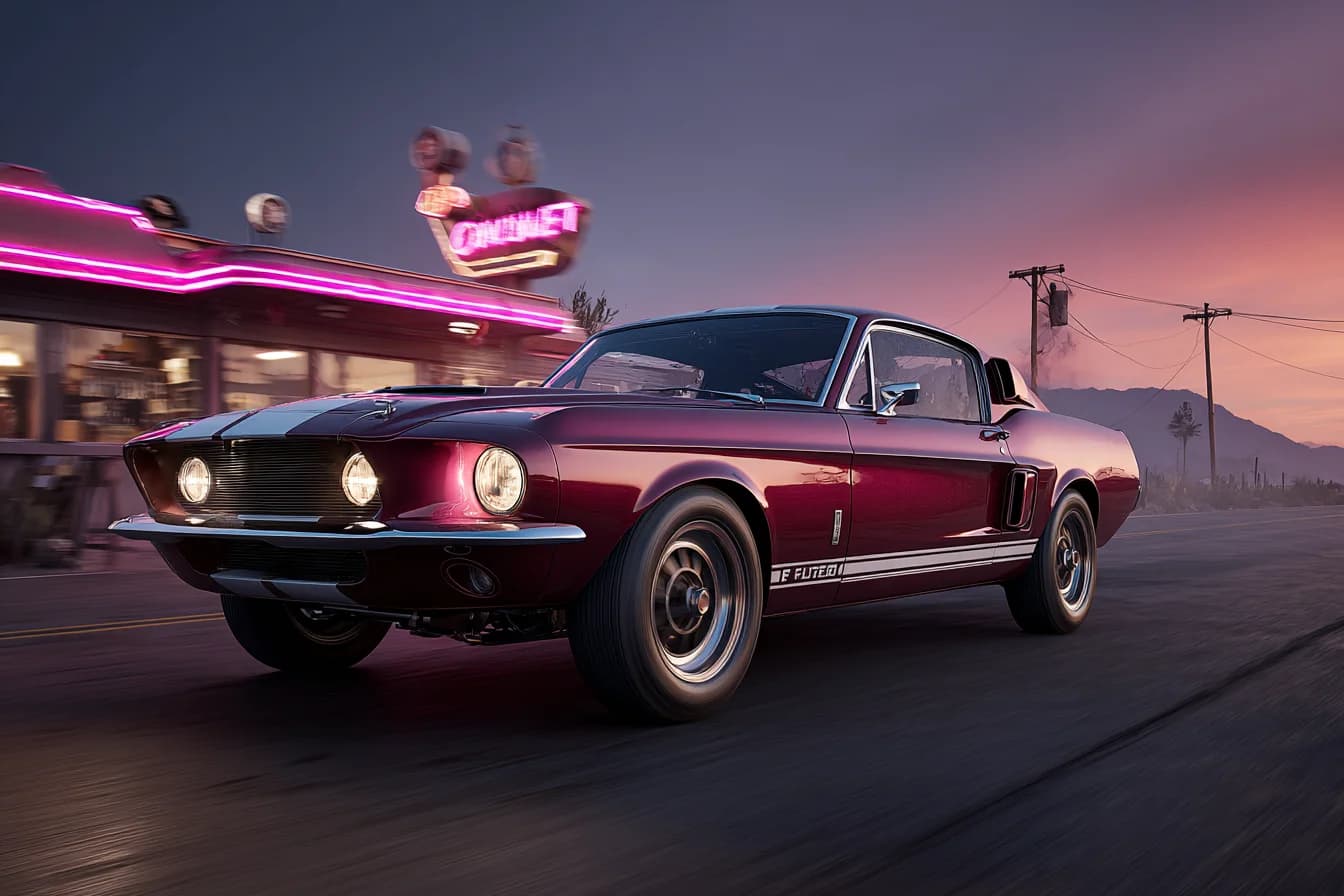 Classic Mustang Route 66