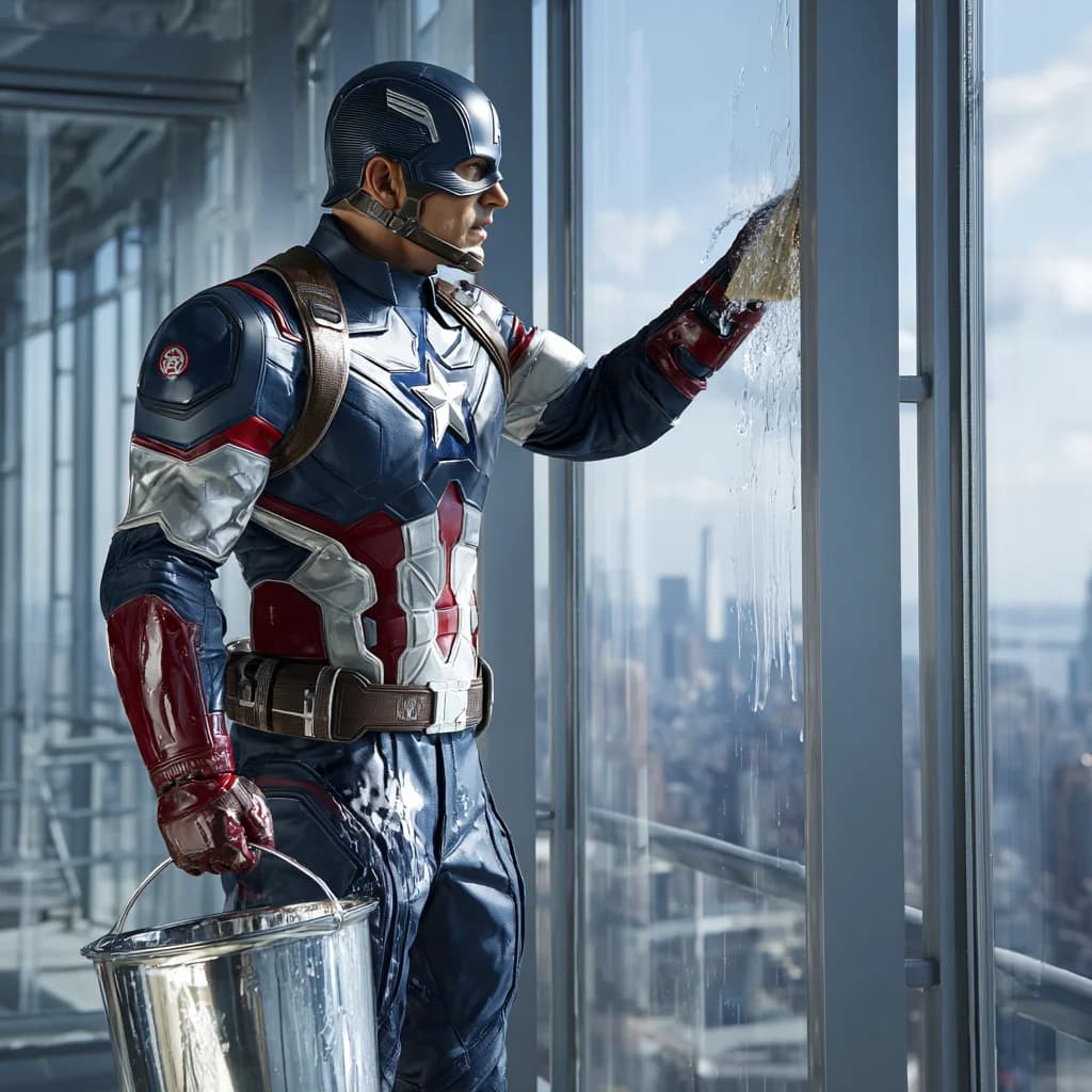 Captain America Windows