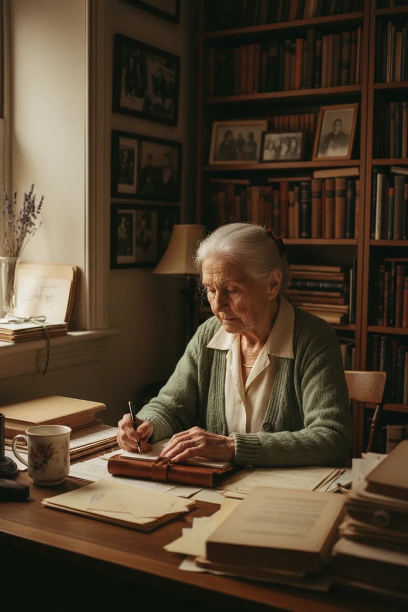 Tinte, Zeit und stille Würde