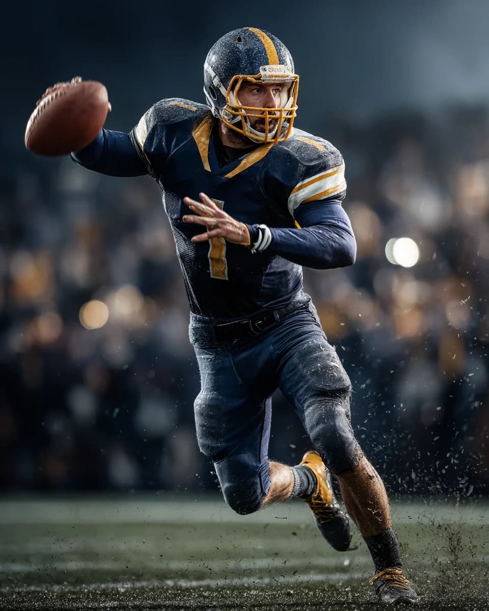American Football Quarterback