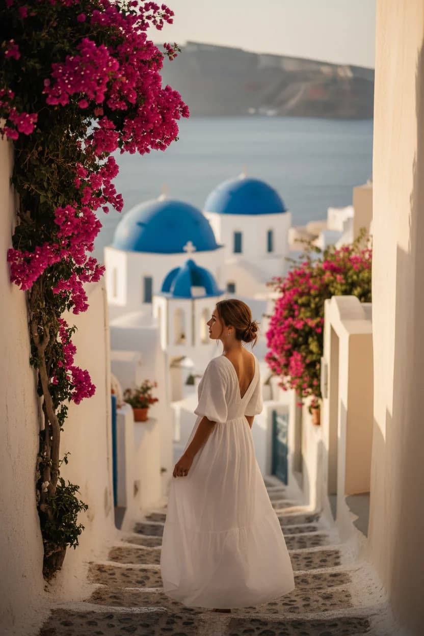 Allein in Santorini – und endlich frei