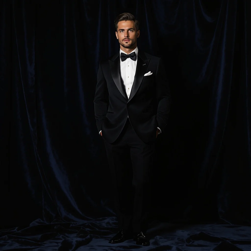 Eleganter Herr im klassischen Smoking