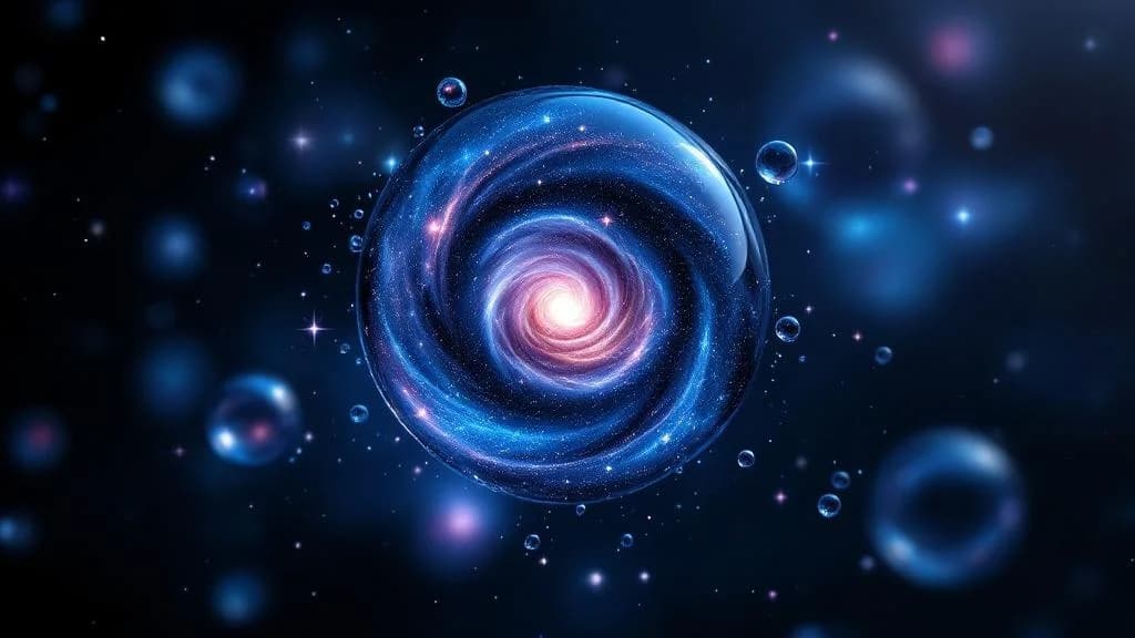 Galaktische Wassertropfen im Kosmos