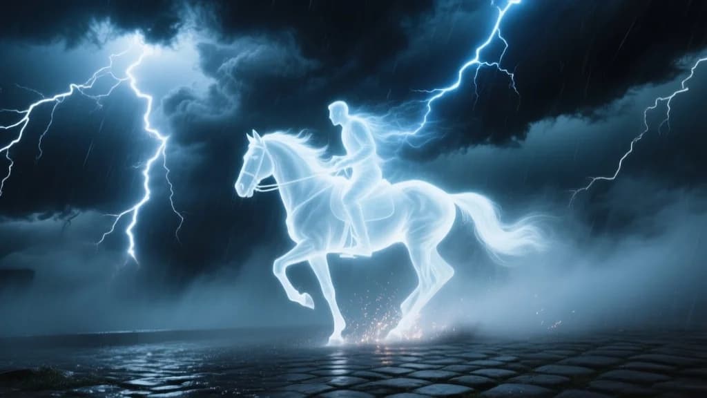 Geisterreiter im Gewittersturm