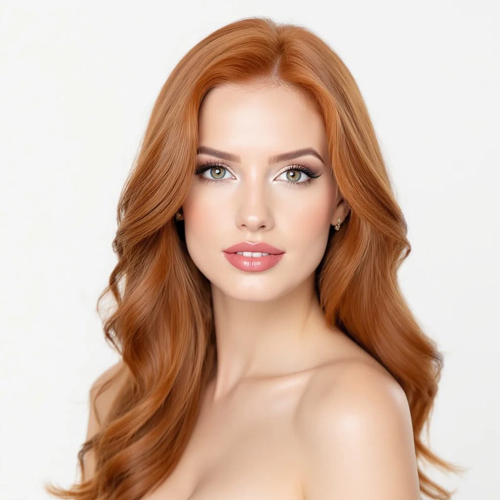 Elegantes Beauty-Portrait im Studio