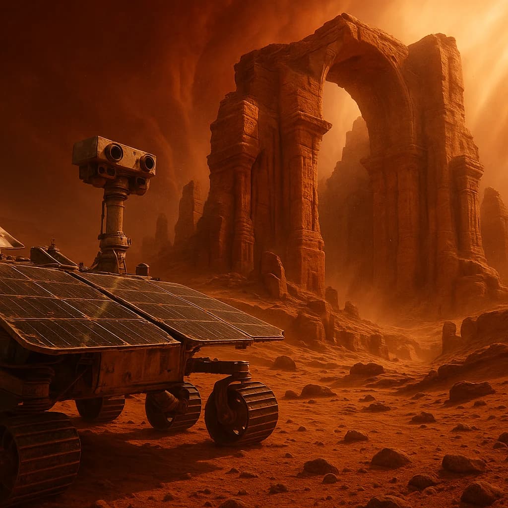 Mars-Rover entdeckt antike Ruinen