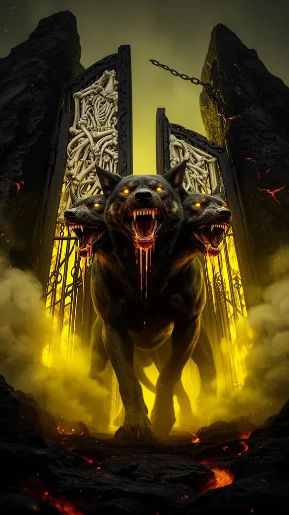 Zerberus wacht vor Höllentor