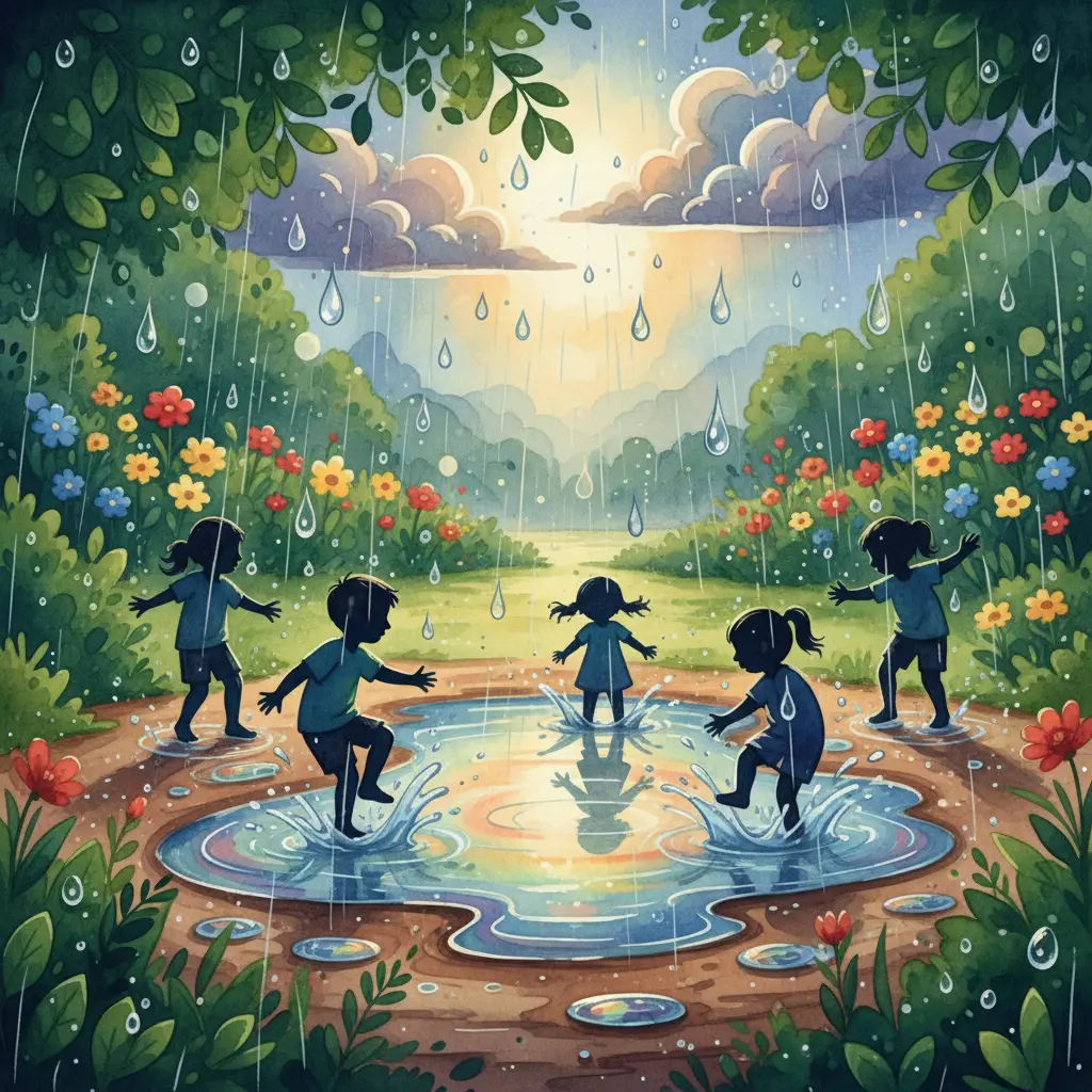 Sommerlicher Matschspaß im Garten