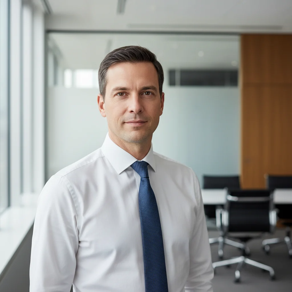 Professionelles Business Portrait im Büro