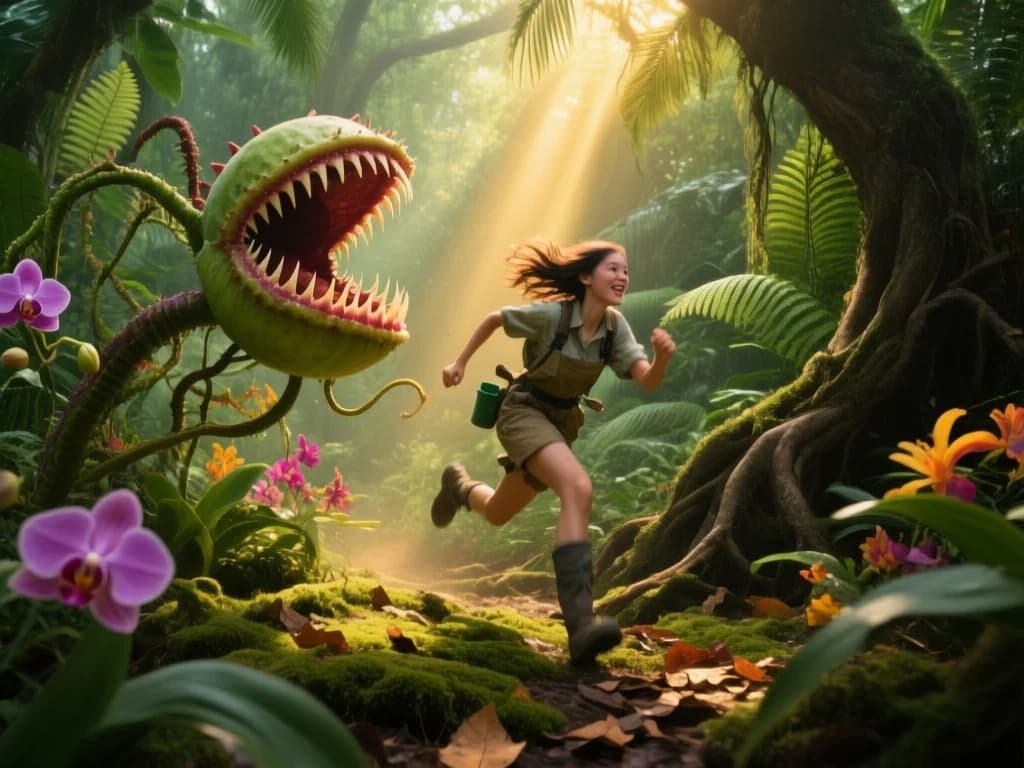 Flucht vor der Fleischfressenden Pflanze