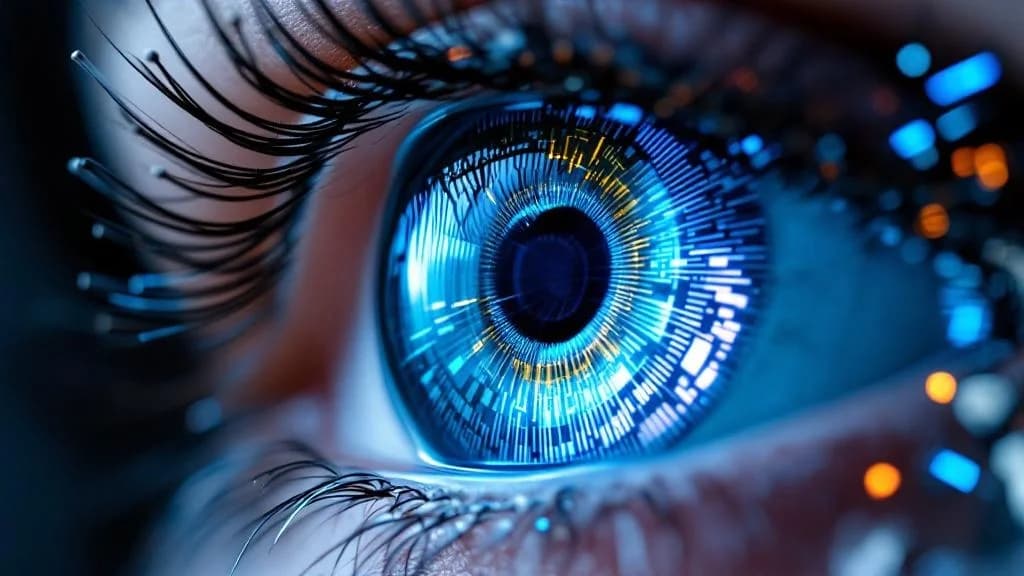 Kybernetisches Auge - Technologische Iris