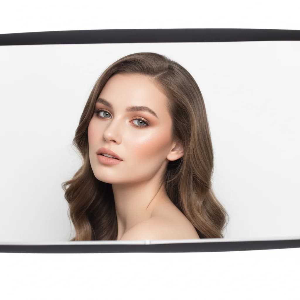 Eleganter Beauty-Shot im Studio