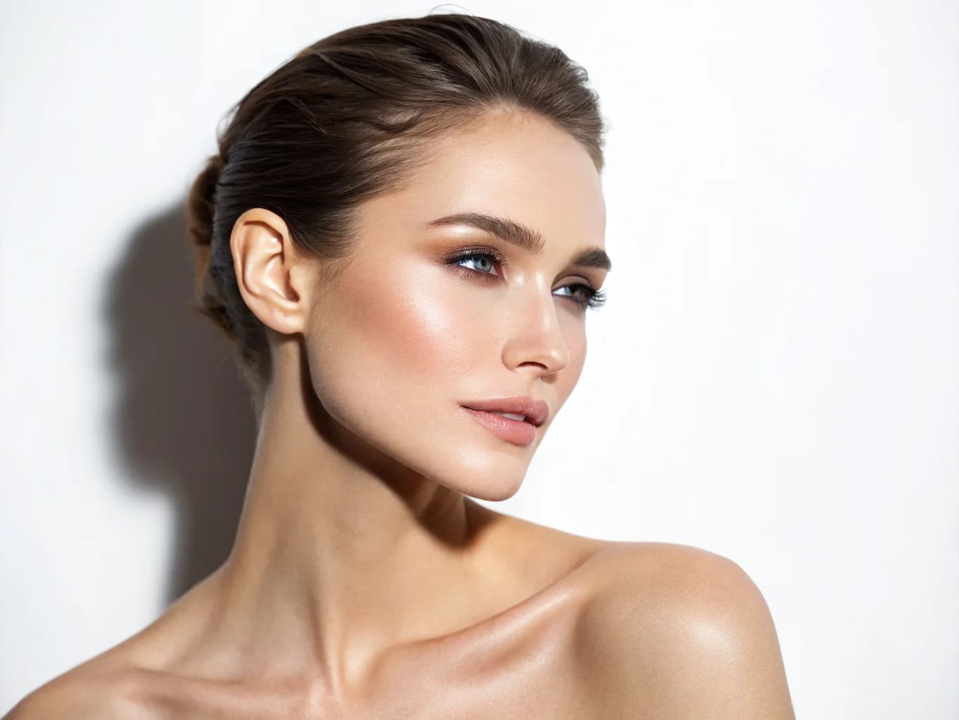 Elegantes Beauty Portrait im Studio