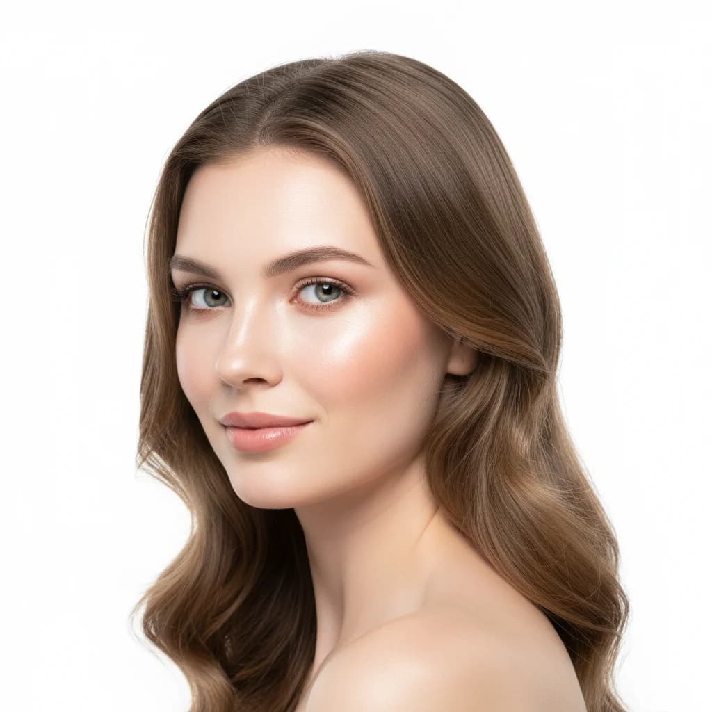 Elegantes Studio-Beauty-Portrait