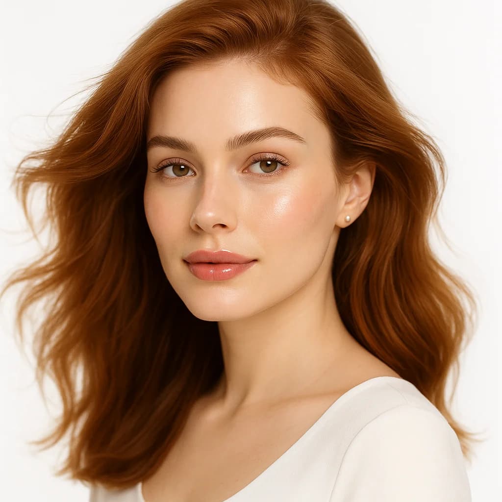 Elegantes Beauty-Portrait im Studio