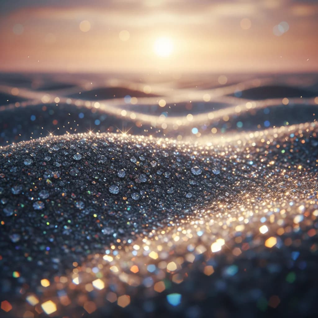 Diamantensand in der Wüste