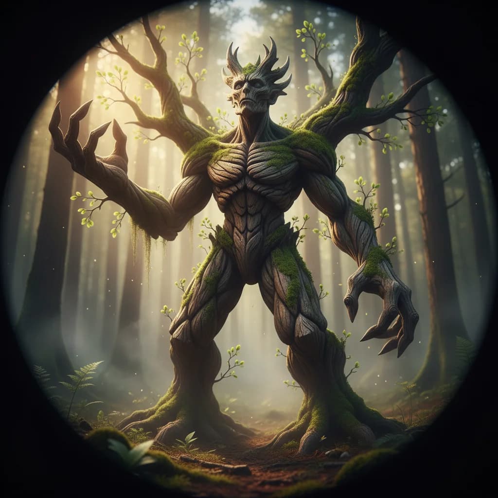 Erwachender Baumhirte im Frühlingslicht