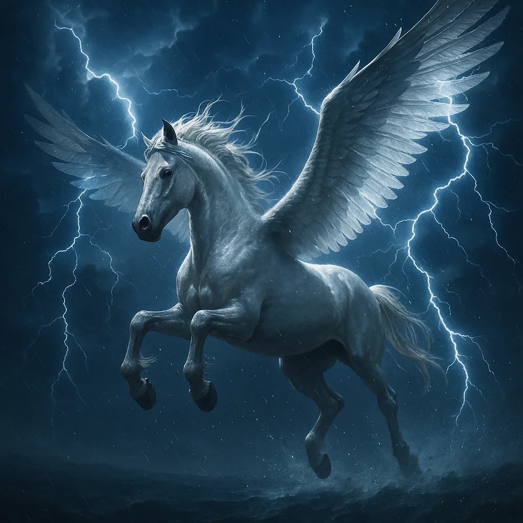 Pegasus im Gewittersturm