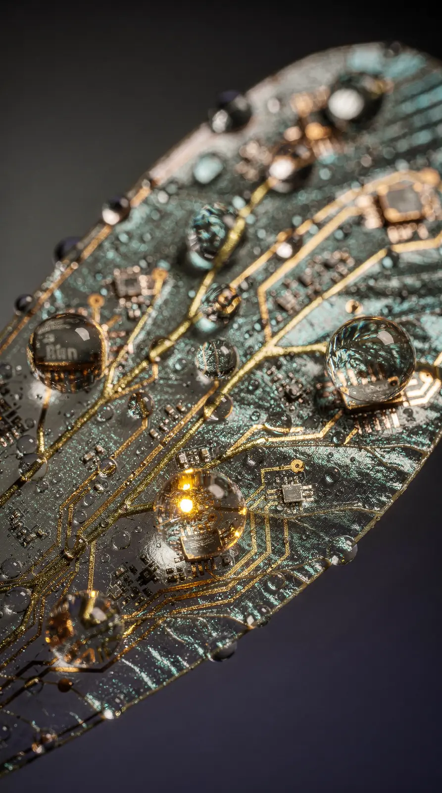 Kybernetische Insektenflügel Makroaufnahme