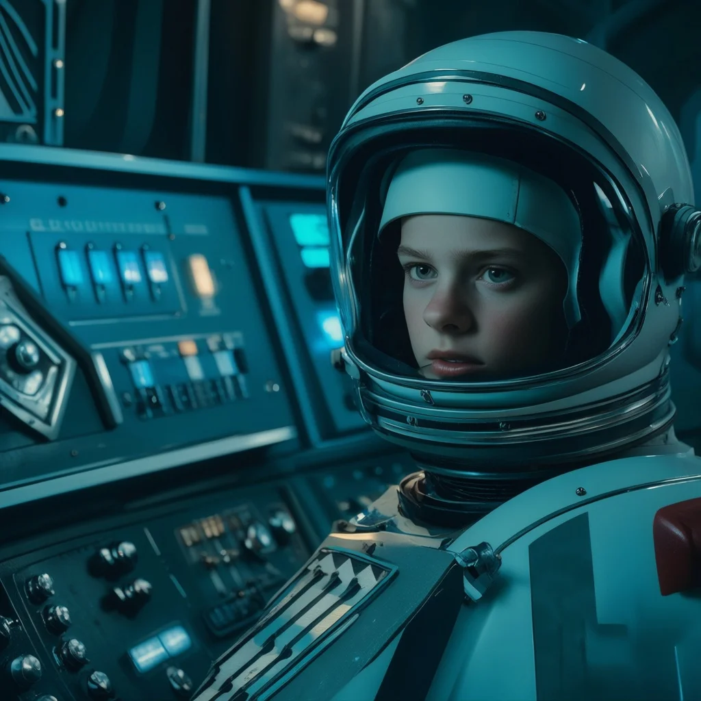 Retro-Kosmonaut im Training