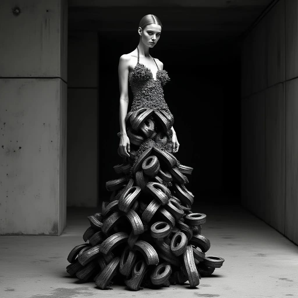 Haute Couture aus Industrieschrott