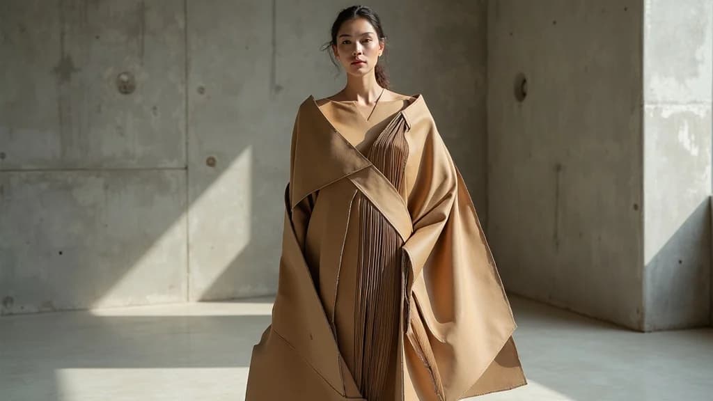 Upcycling Haute Couture im Bauhaus-Stil