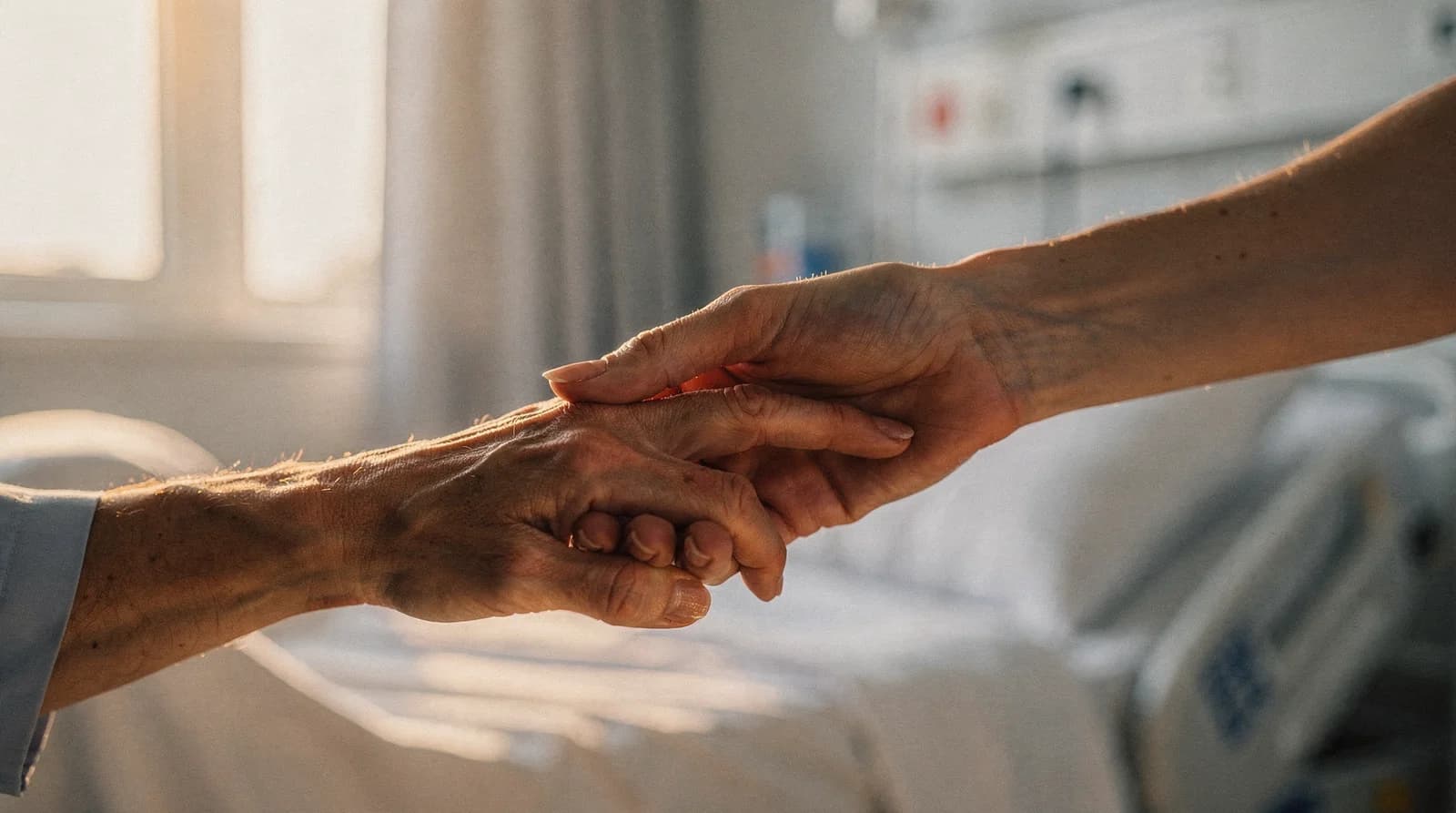 Heilende Berührung im Krankenhaus