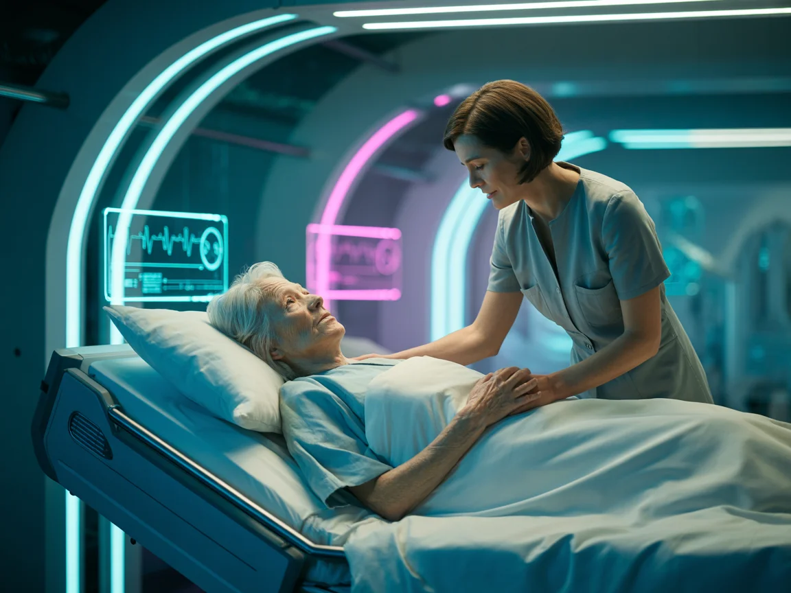 Trost in der Neon-Klinik