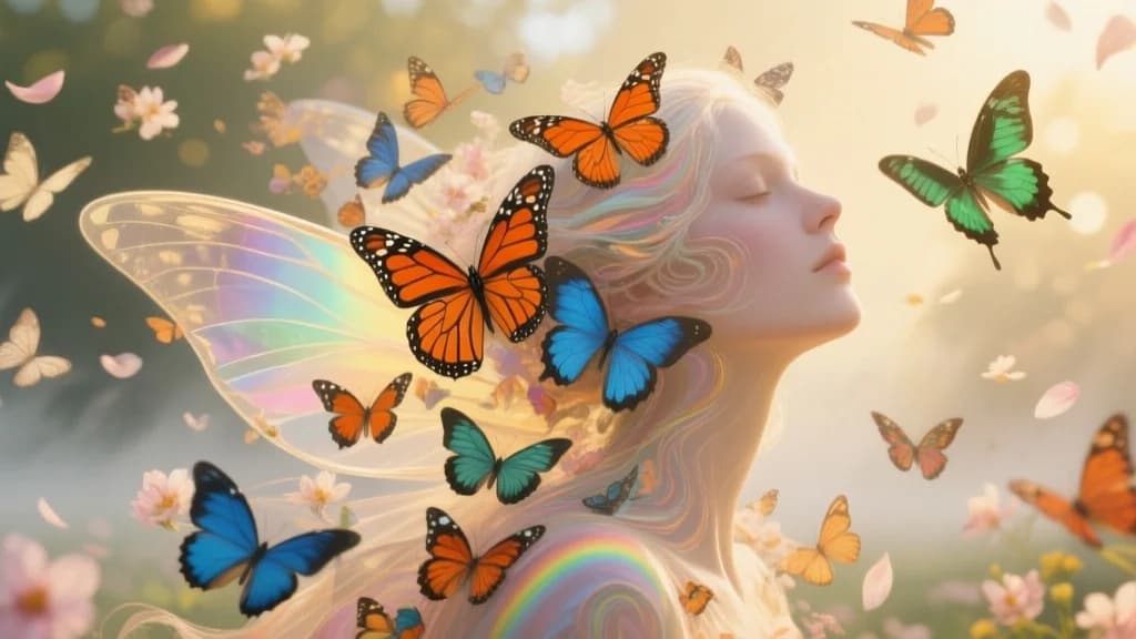 Frühlingsgeist aus tausend Schmetterlingen