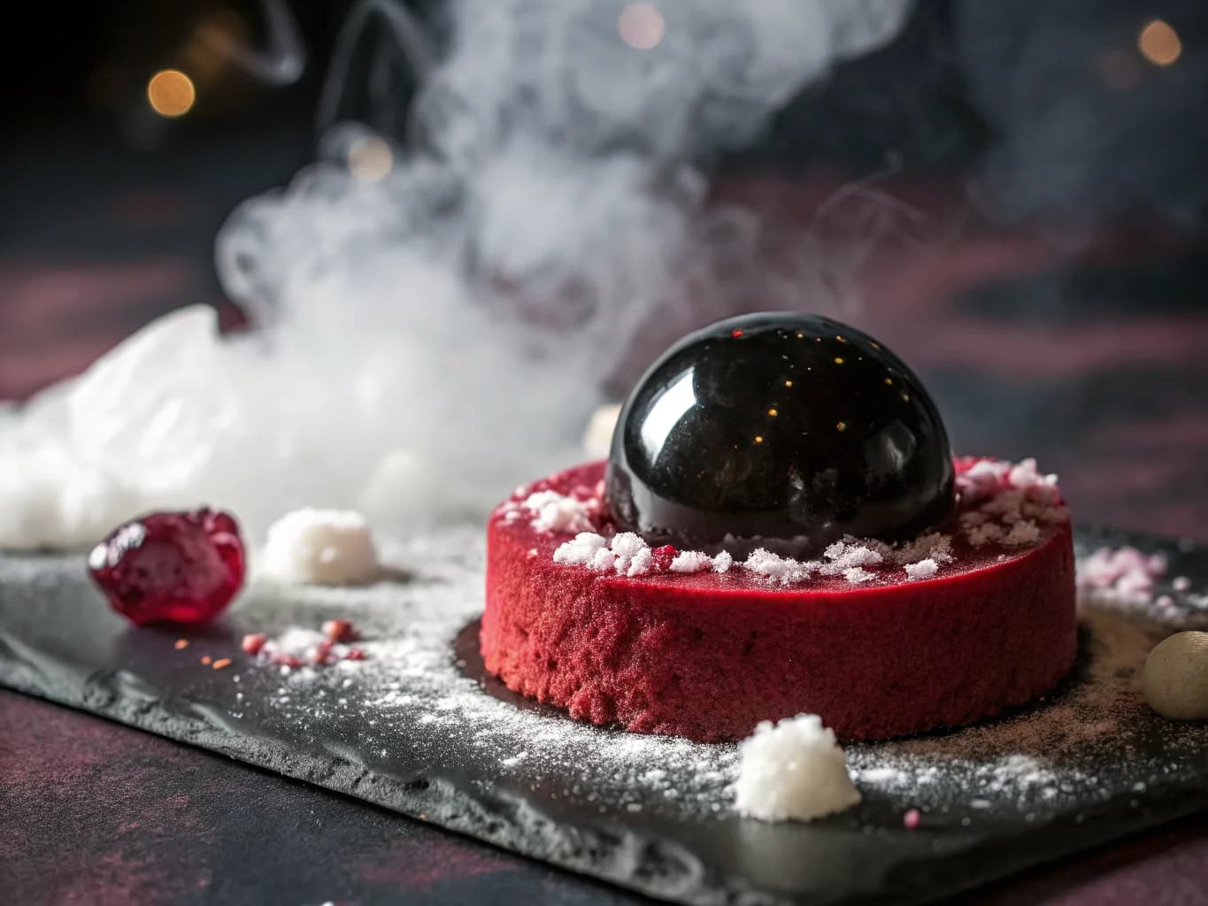 Molekulargastronomie mit flüssigem Stickstoff