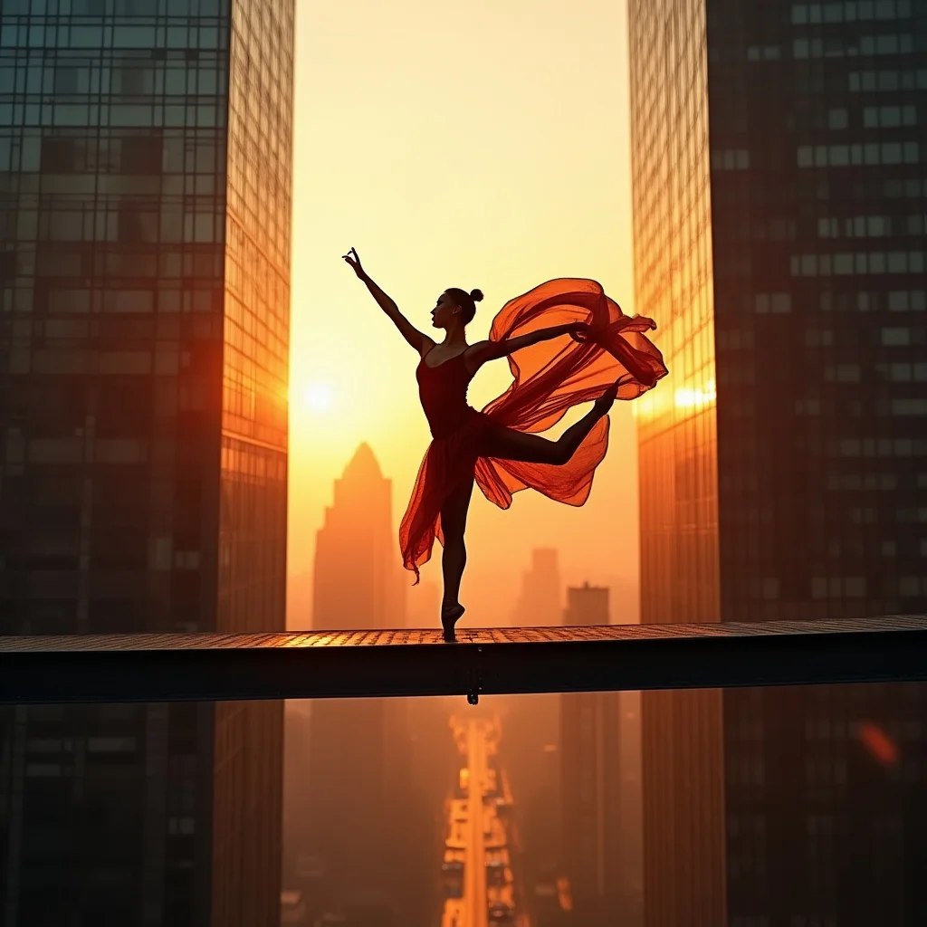 Tänzer zwischen den Wolken