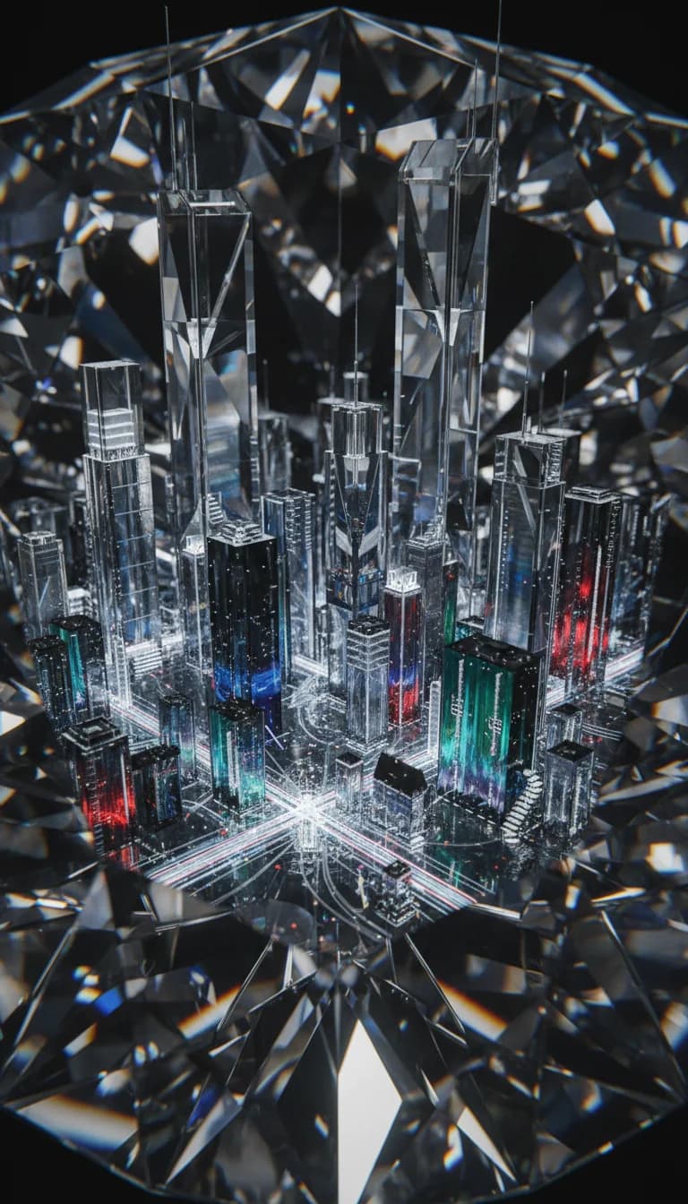 Kristallstadt im Diamantherz