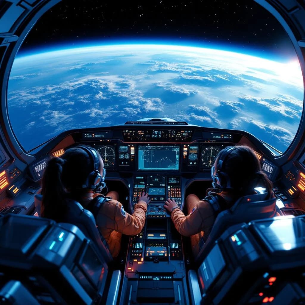 Pilotinnen in der Stratosphäre
