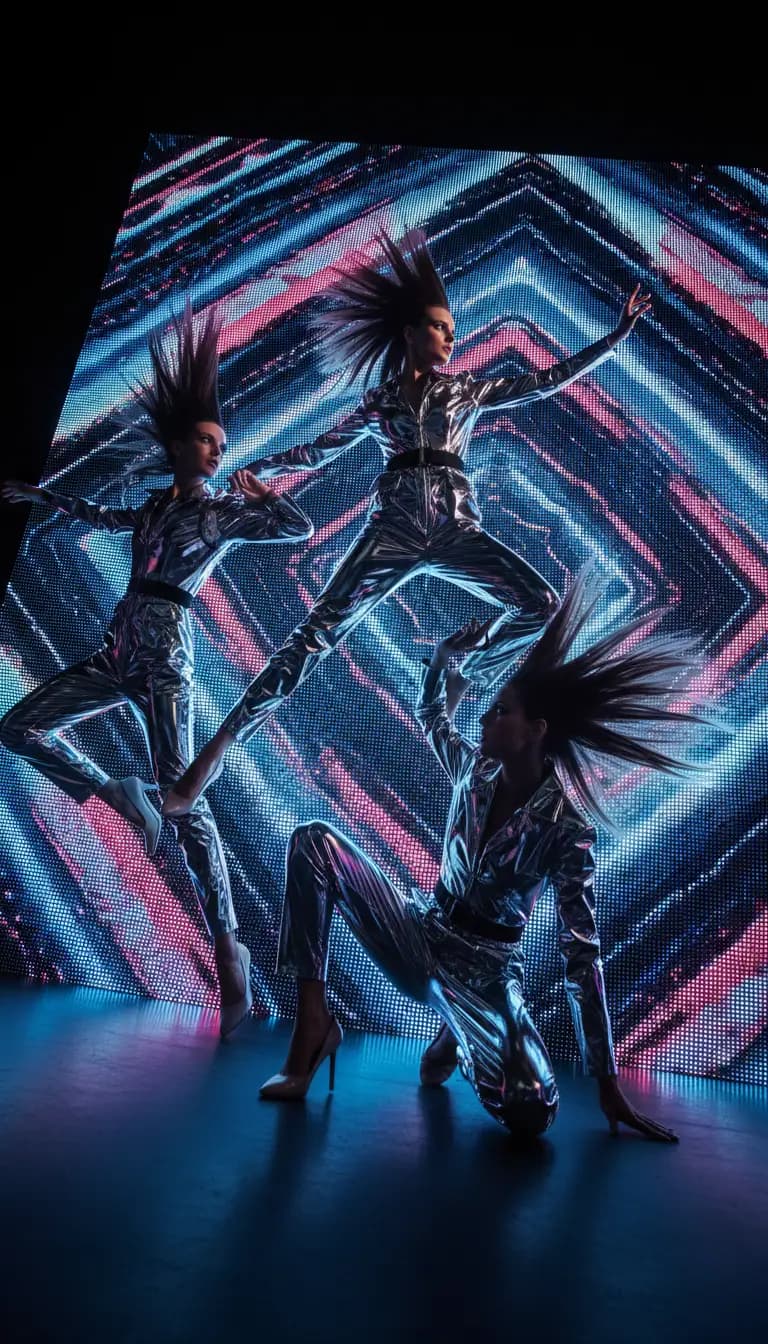 High-Fashion Vinyl Editorial